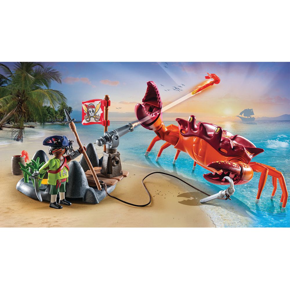 Battle against the Giant Crab Playset - FAO Schwarz