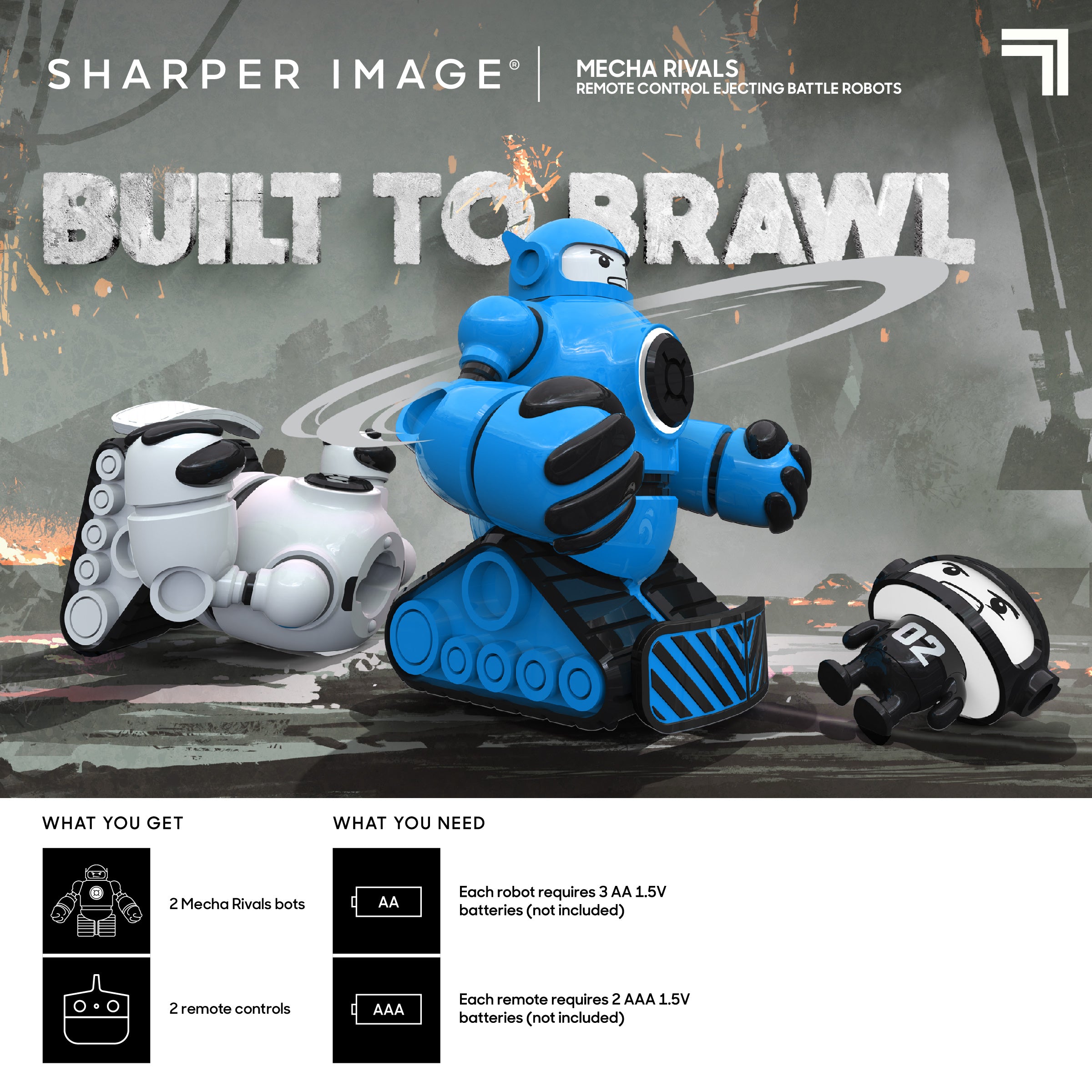 Mecha Rivals RC Ejecting Battle Robots - FAO Schwarz