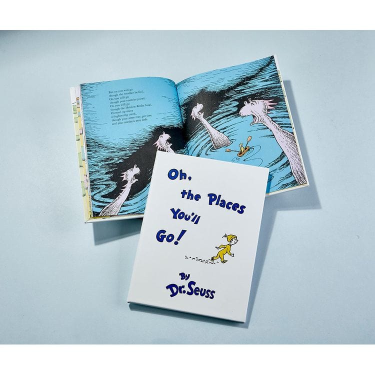 “Oh The Places You’ll Go” by Dr. Seuss Leather-Bound Book - FAO Schwarz