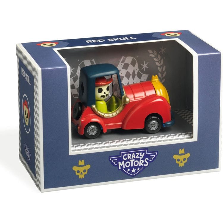 Red Skully Crazy Motors Car Toy - FAO Schwarz