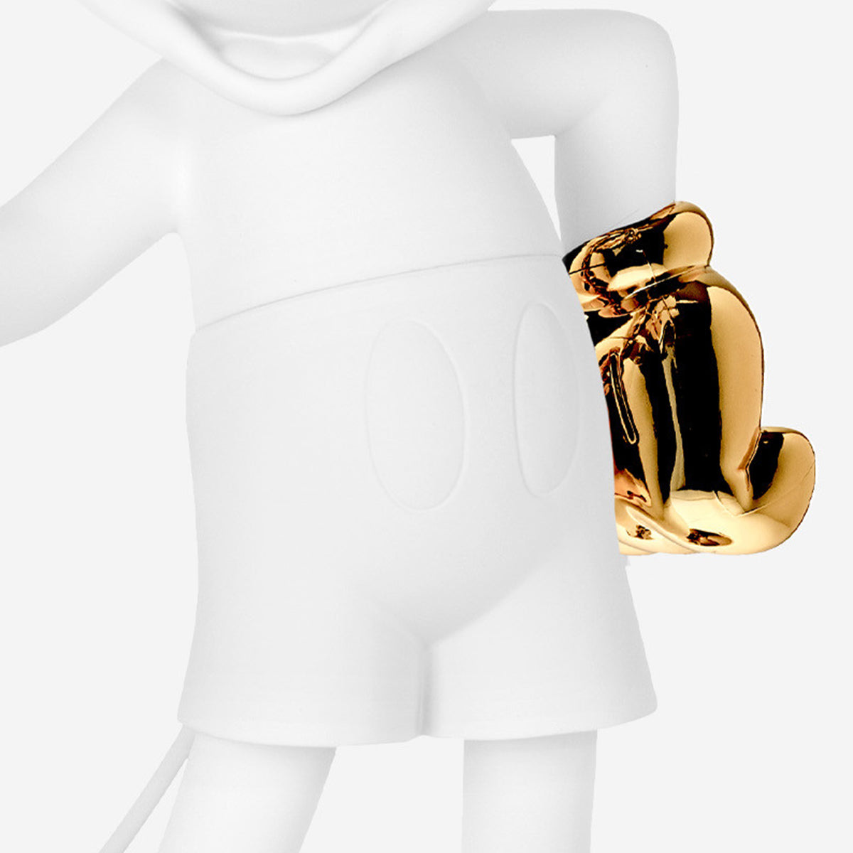 Mickey Mouse Figure White & Gold – 23.6″ - FAO Schwarz