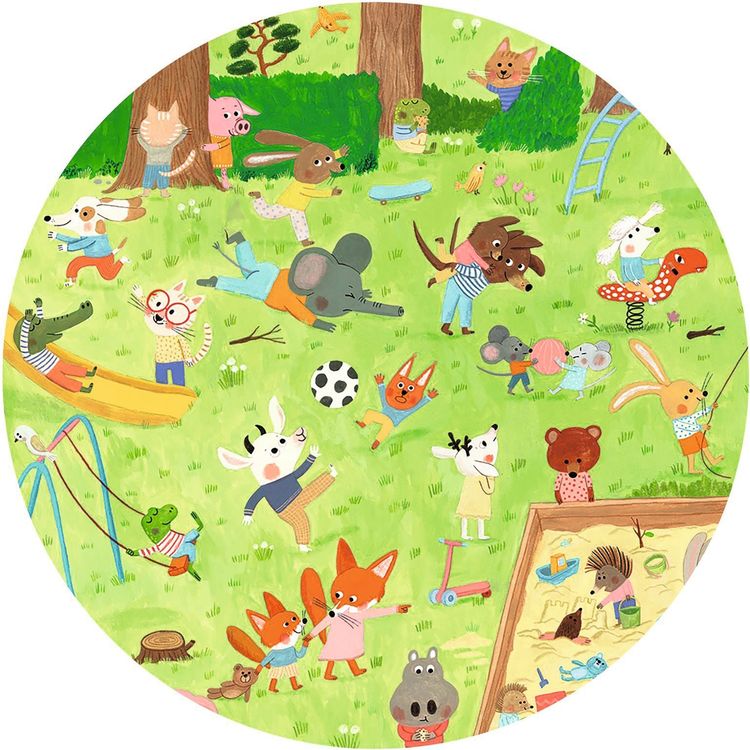 Little Friends’ Garden 35 Piece Observation Puzzle & Poster - FAO Schwarz