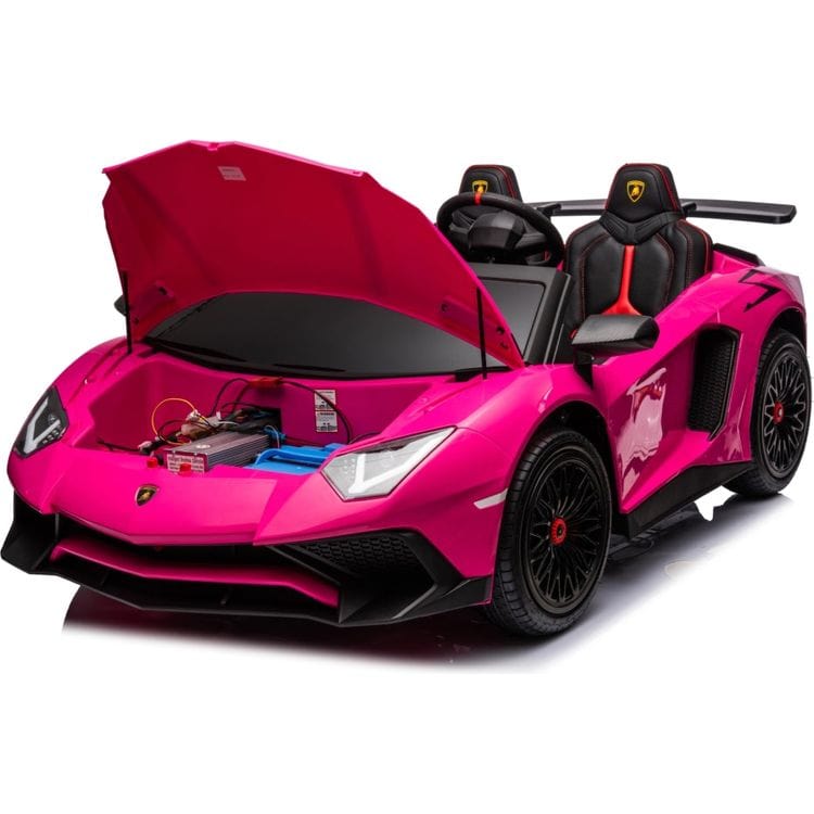 24V Lamborghini Aventador 2 Seater Ride on Car for Kids - FAO Schwarz