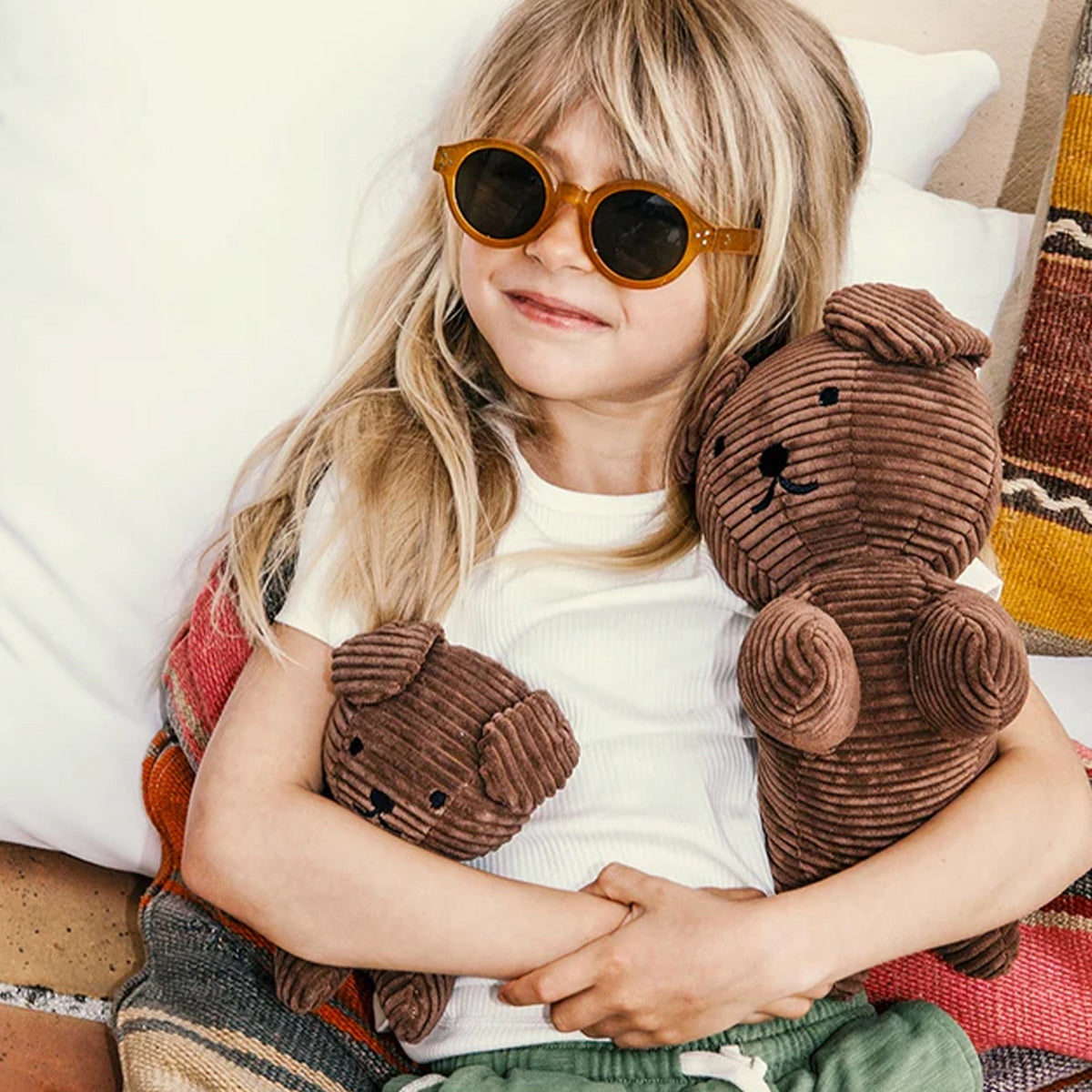Miffy Snuffy ECO Corduroy Brown Plush – 8″ - FAO Schwarz