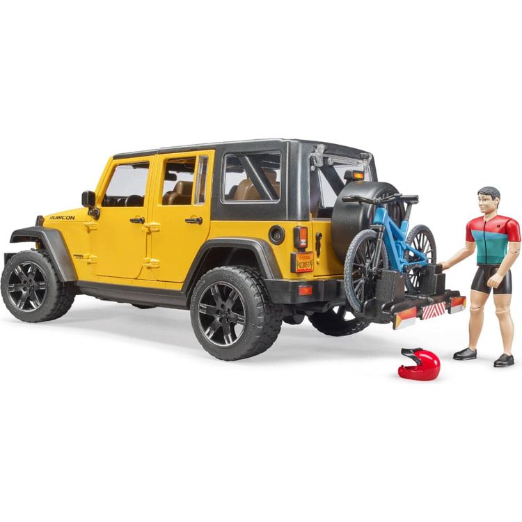 Jeep Wrangler Rubicon with Mountain Bike & Figurine - FAO Schwarz