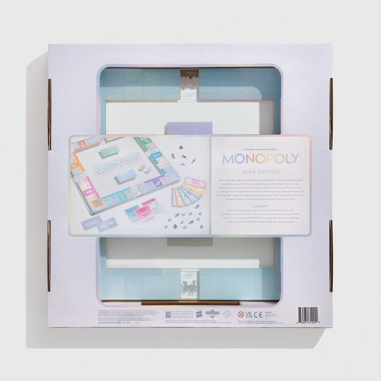 Monopoly Aura Glass Edition - FAO Schwarz