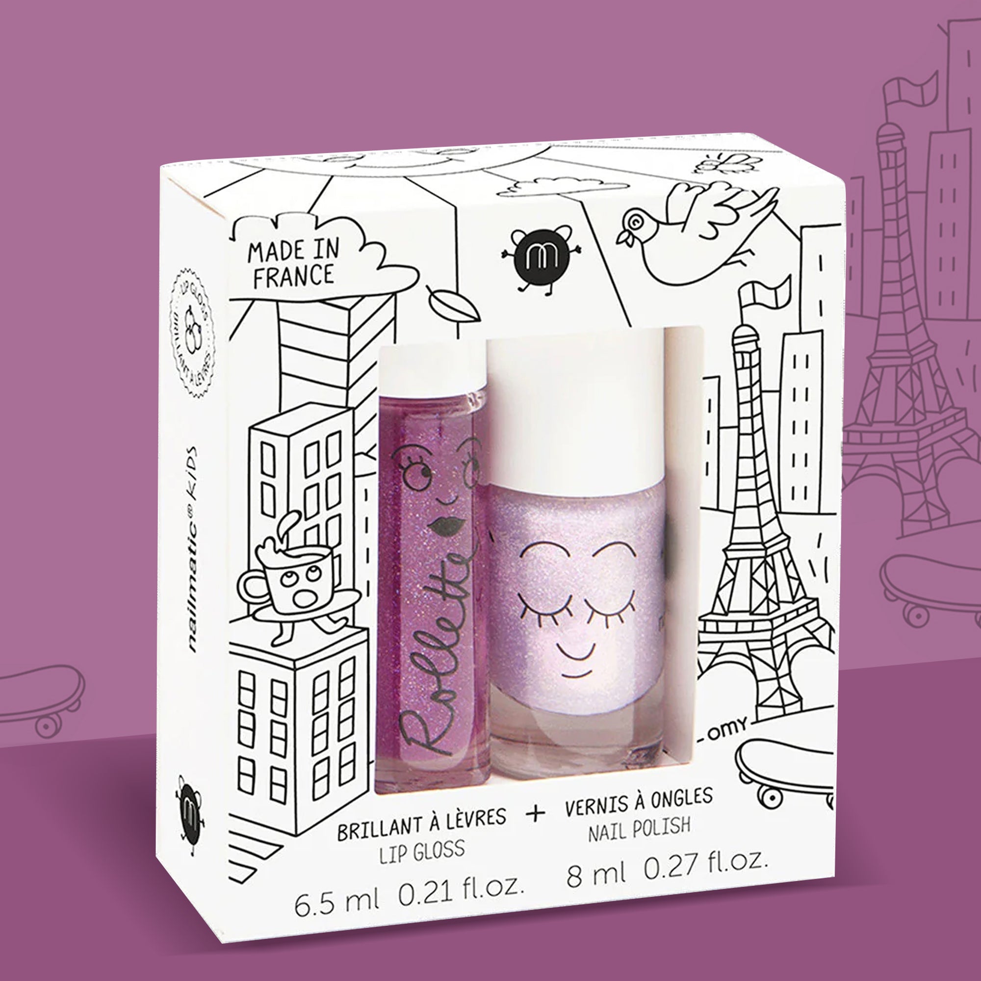 Lovely City Nail Polish & Lip Gloss Set - FAO Schwarz