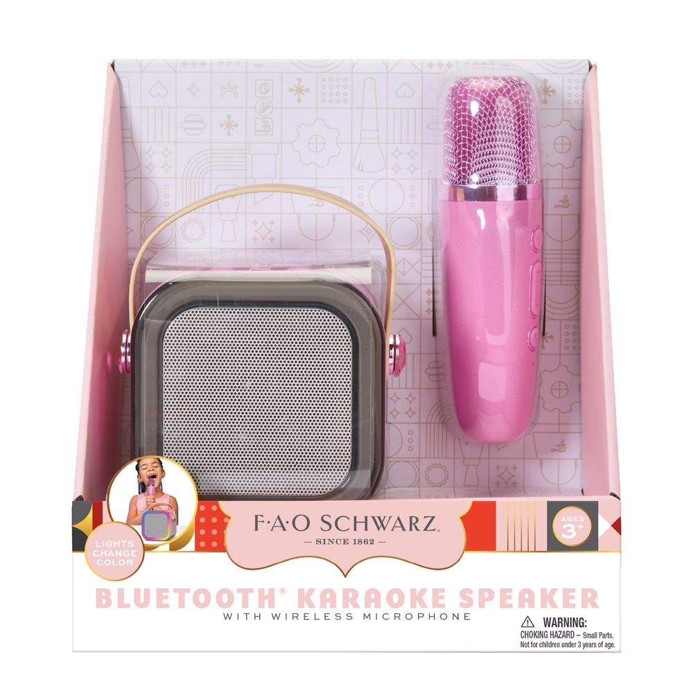Bluetooth Karaoke Speaker with Wireless Microphone - FAO Schwarz