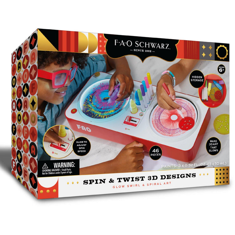 Spin and Twist 3D Art Set - FAO Schwarz