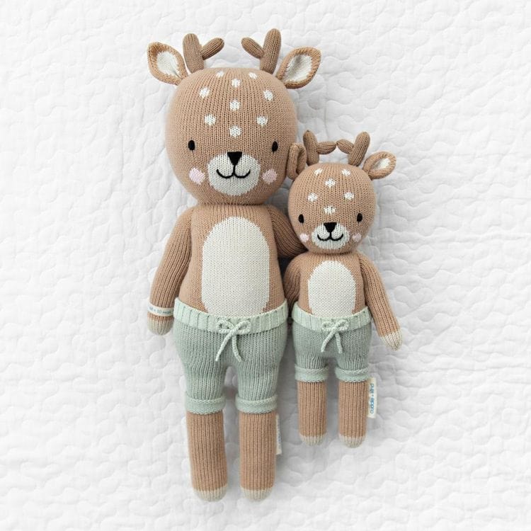 Regular 20″ Elliott the Fawn Hand-Knit Doll - FAO Schwarz