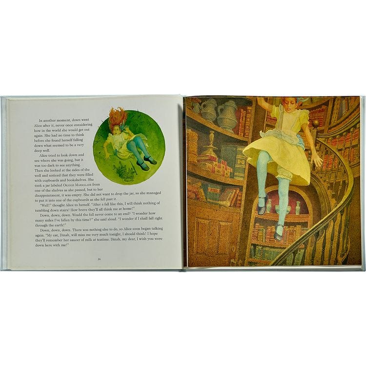 “Alice’s Adventures in Wonderland” Book in Ice Bonded Leather - FAO Schwarz
