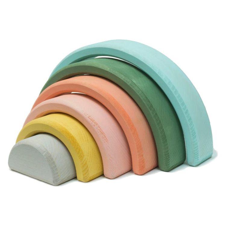 Rainbow Nesting Blocks - FAO Schwarz