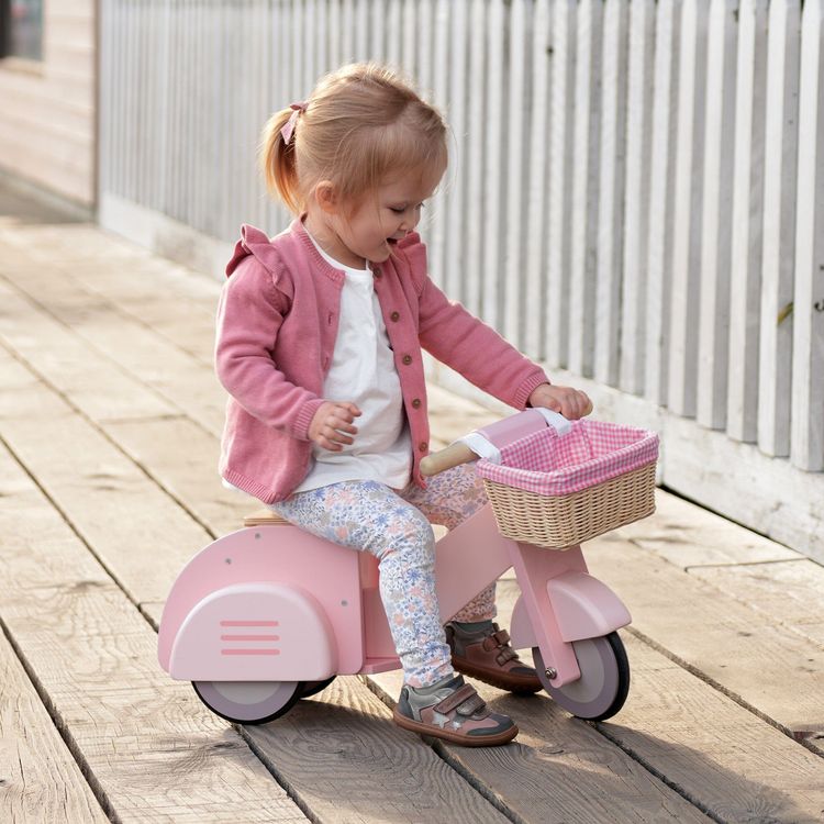 Pink Scooter with Basket - FAO Schwarz