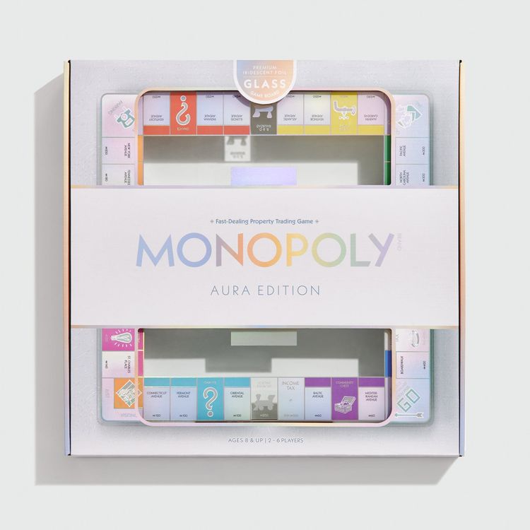 Monopoly Aura Glass Edition - FAO Schwarz