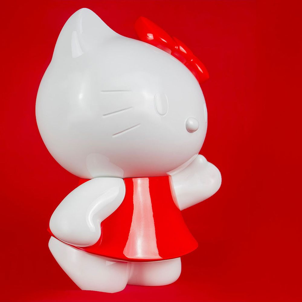 Hello Kitty Figure in Red Robe – 10.6″ - FAO Schwarz