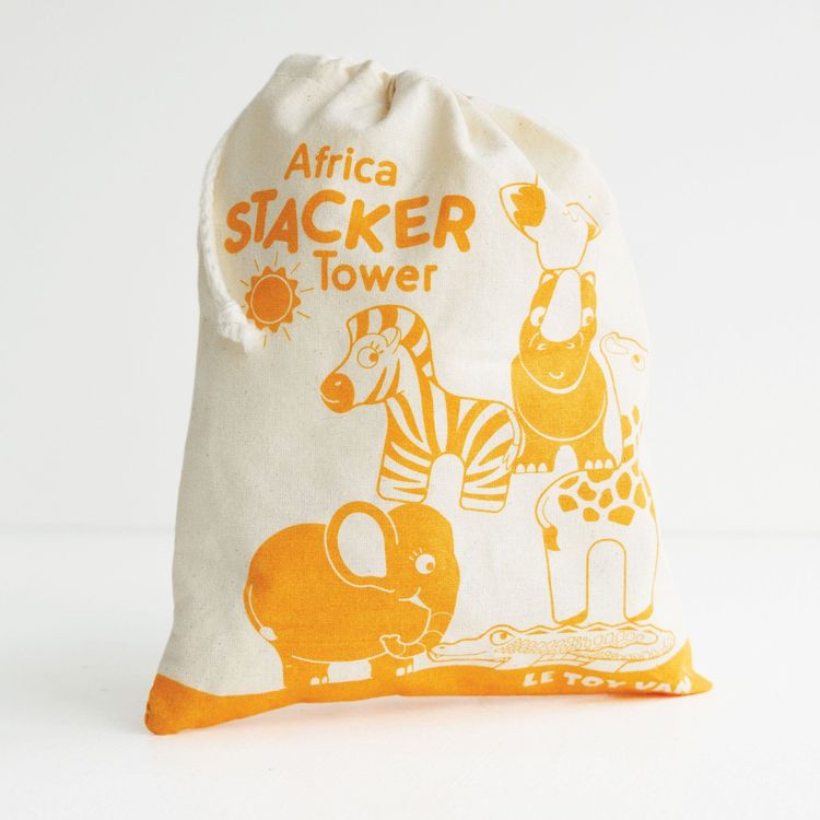 Africa Stacking Animals & Bag – 10 Piece - FAO Schwarz