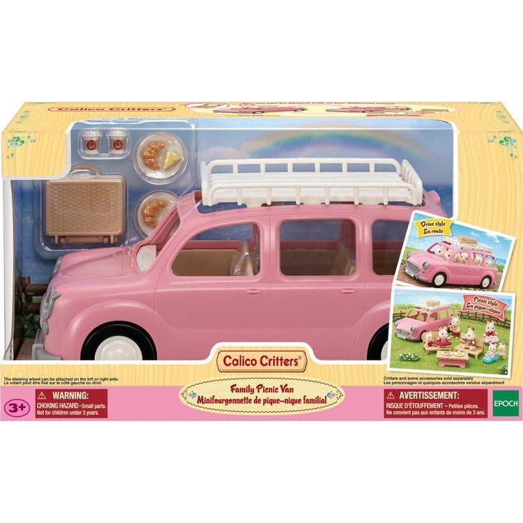 Calico Critters Family Picnic Van, Toy Vehicle for Dolls with Picnic Accessories - FAO Schwarz