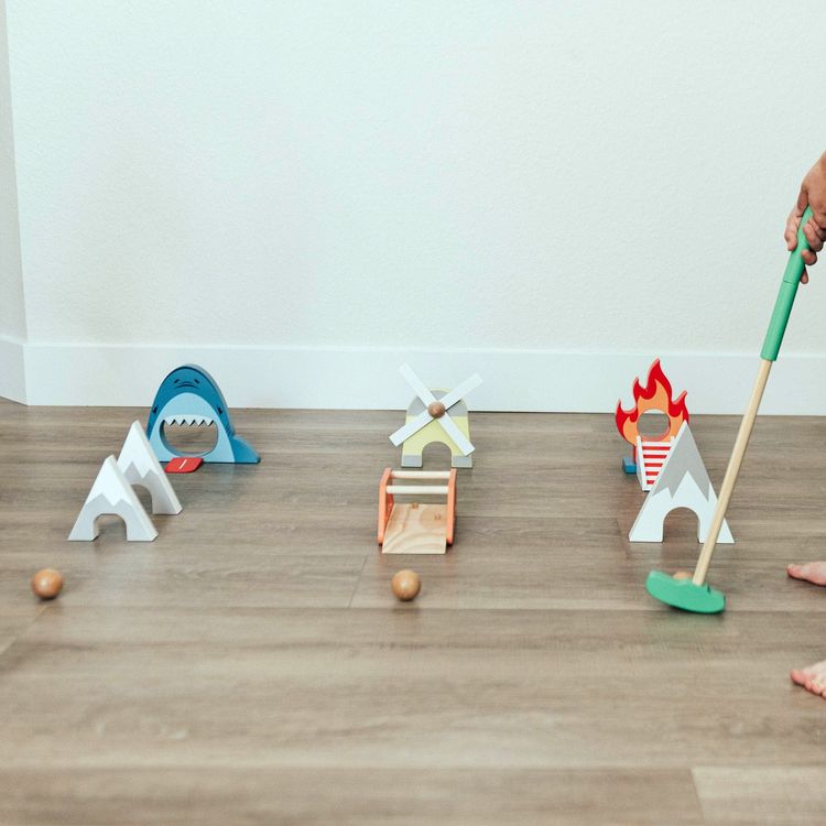Wooden Putt Putt Golf Set - FAO Schwarz