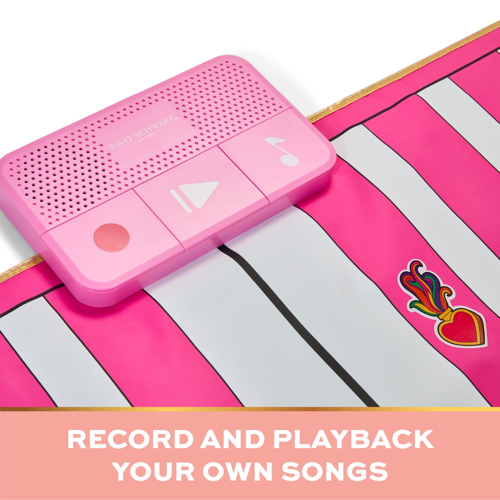 Giant Dance-On Piano Pink – Compose Your Own Music - FAO Schwarz
