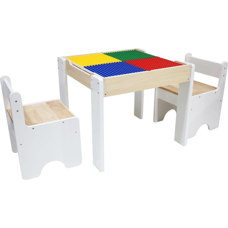Multi-Activity Table with Reversible Tabletop & Chairs Set - FAO Schwarz
