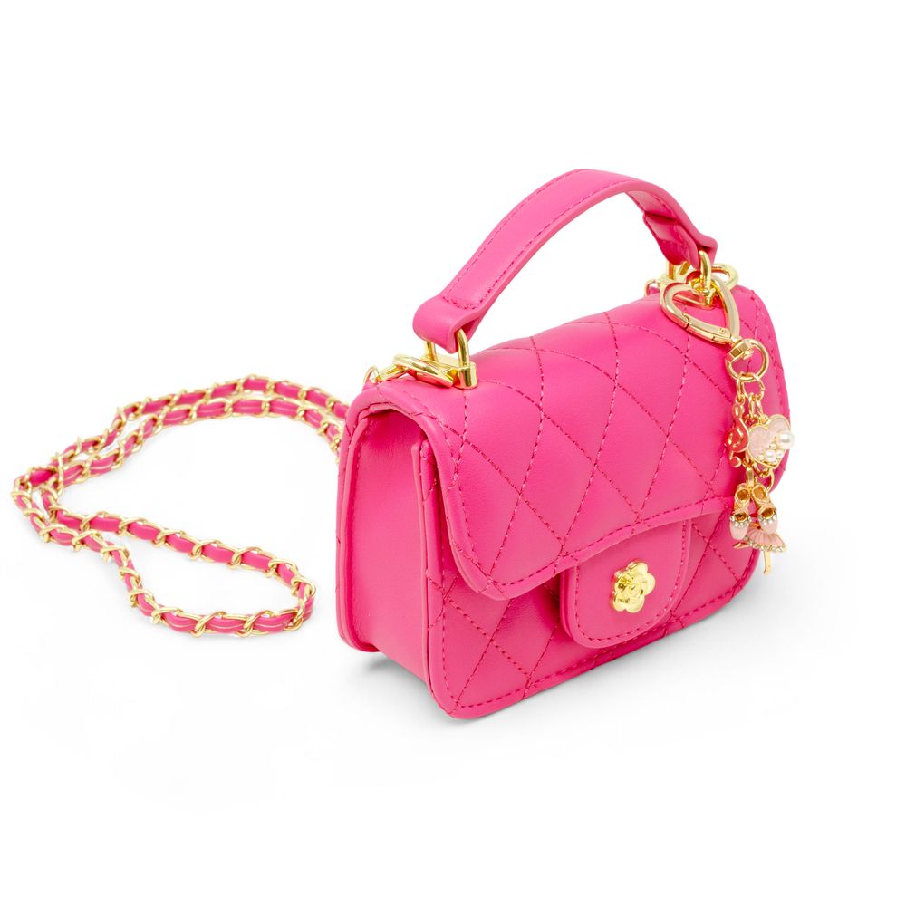 Tiny Quilted Ballet Charm Handbag - FAO Schwarz