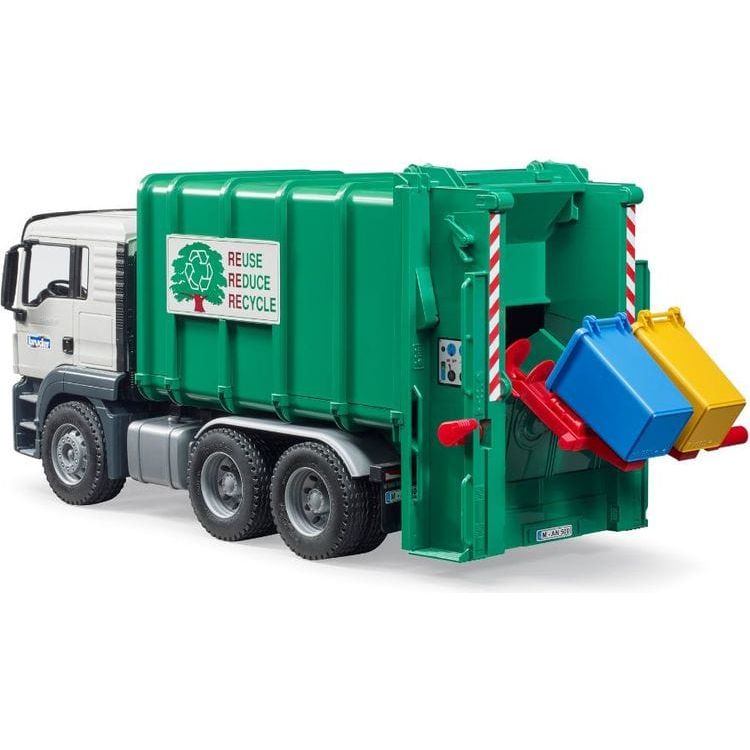 MAN TGS Rear Loading Garbage Truck (Green) - FAO Schwarz