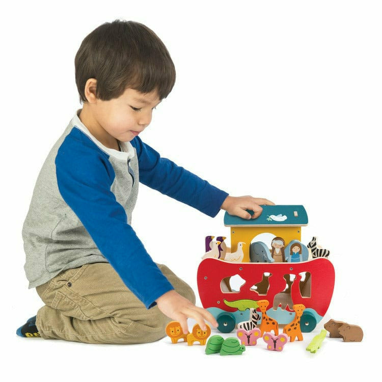 Noah’s Shape Sorter Ark Wooden Toy - FAO Schwarz