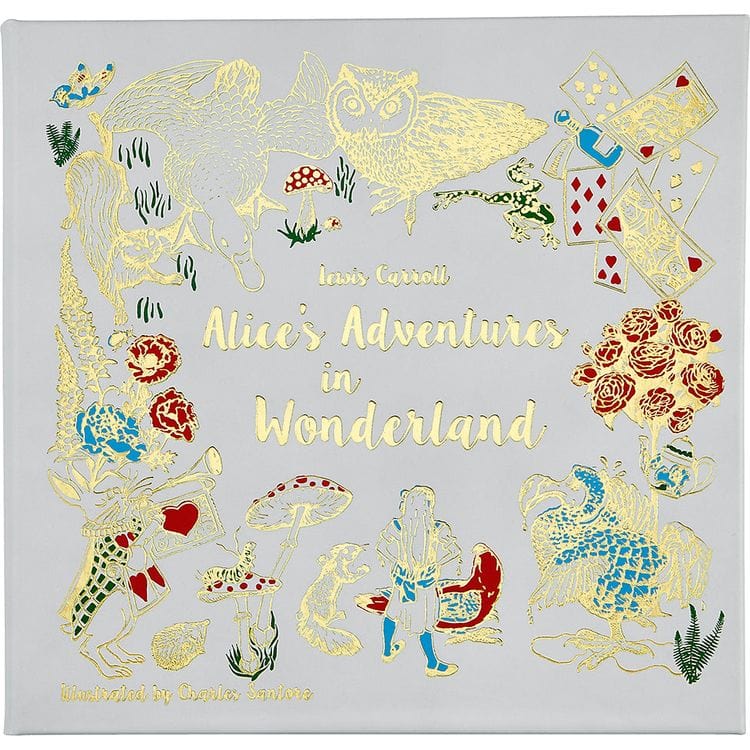 “Alice’s Adventures in Wonderland” Book in Ice Bonded Leather - FAO Schwarz