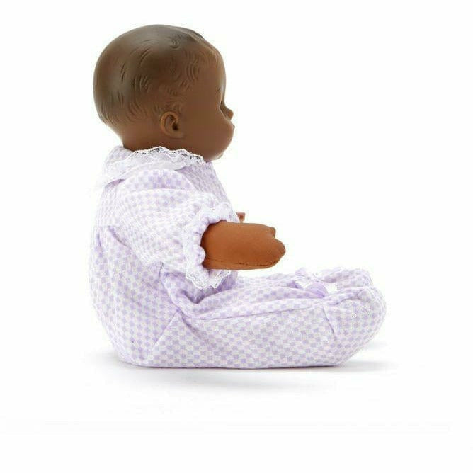 Lavender Check Huggums Doll – Dark Skin Tone - FAO Schwarz