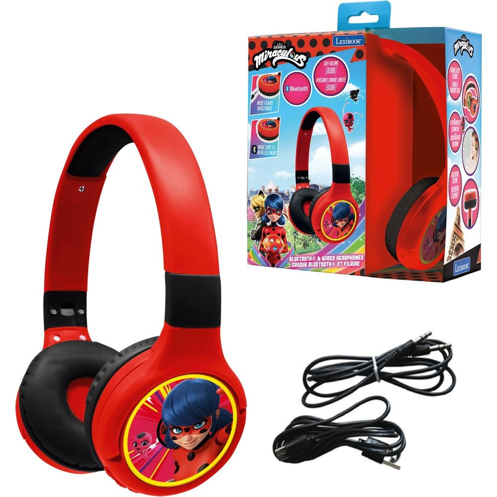 2 in 1 Bluetooth & Wired Foldable Headphones - FAO Schwarz