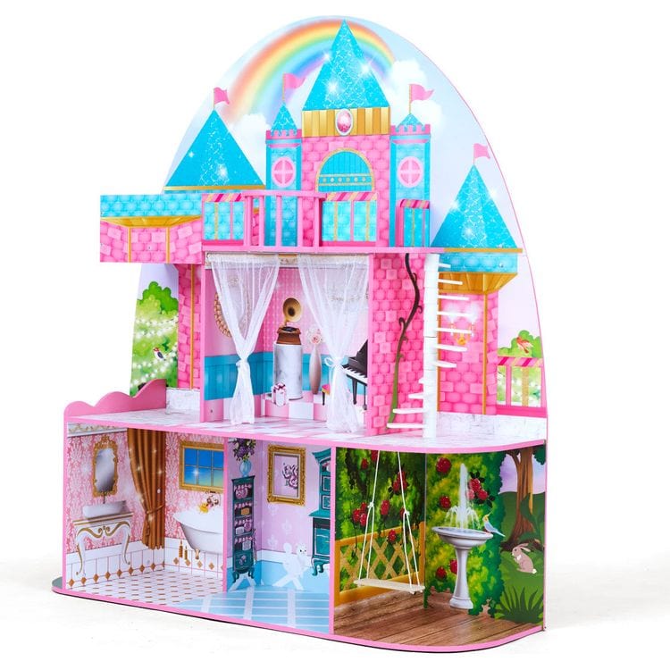 Olivia’s Little World Princess Castle Dollhouse for 12″ Dolls - FAO Schwarz