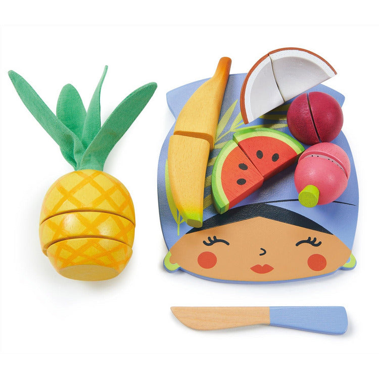 Wooden Tropical Fruit Chopping Board - FAO Schwarz