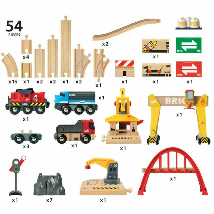 Cargo Railway Deluxe Set - FAO Schwarz