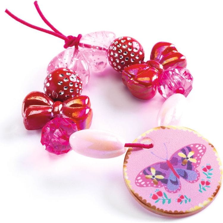 Le Grand Artist Jewelry Making Bead Kit – Butterfly & Heart - FAO Schwarz