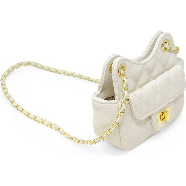 Tiny Quilted Treasure Purse – White - FAO Schwarz