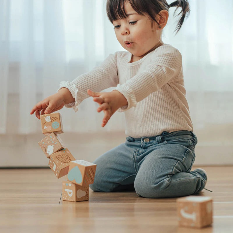 Keepsake Etched Baby Blocks - FAO Schwarz