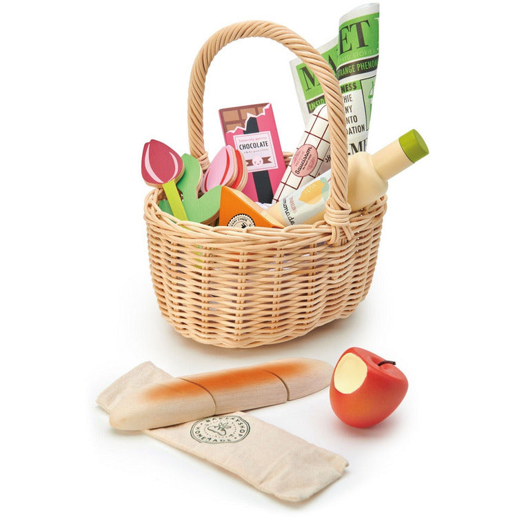 Wicker Shopping Basket - FAO Schwarz