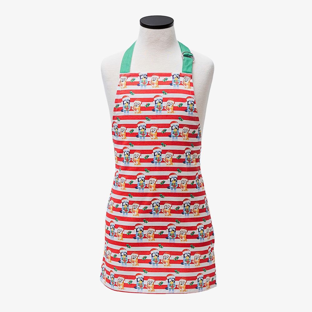 Bluey Holiday Youth Apron and Oven Mitt Set - FAO Schwarz