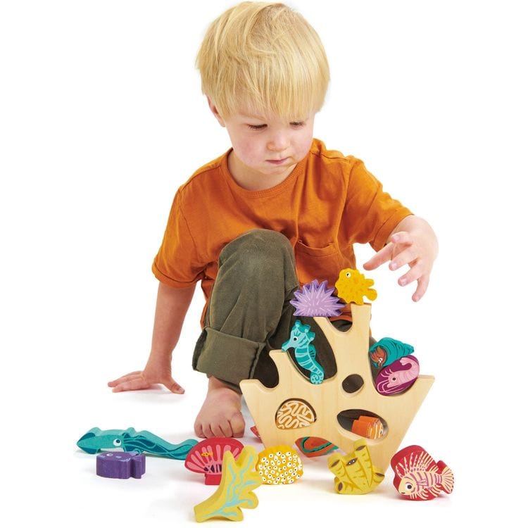 Wooden Stacking Coral Reef - FAO Schwarz