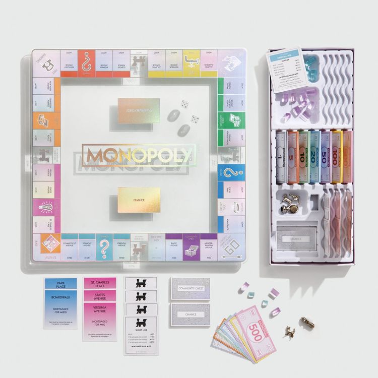 Monopoly Aura Glass Edition - FAO Schwarz