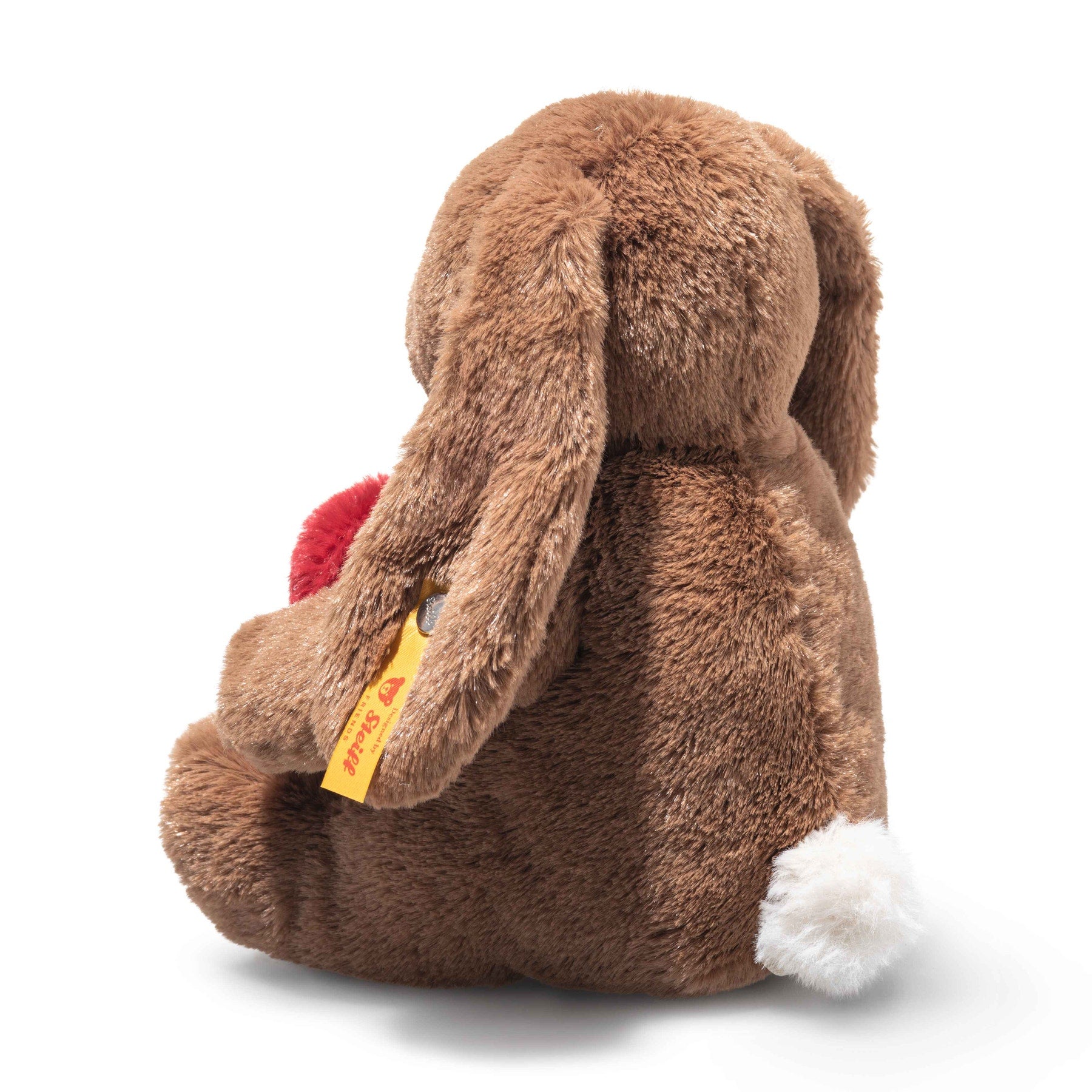 Hoppie Rabbit Brown Plush with Heart – 6″ - FAO Schwarz