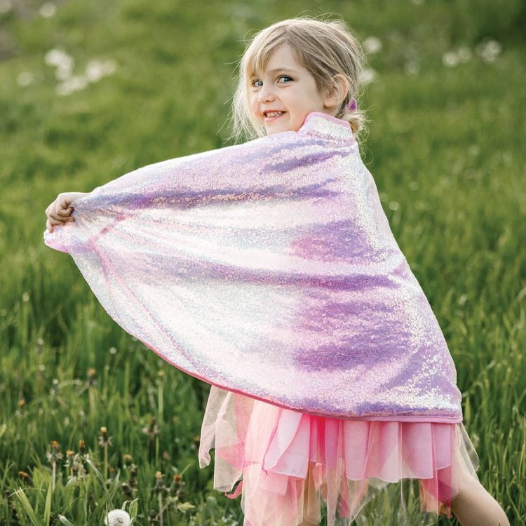 Pink Sequin Cape – Size 5-6 Years - FAO Schwarz