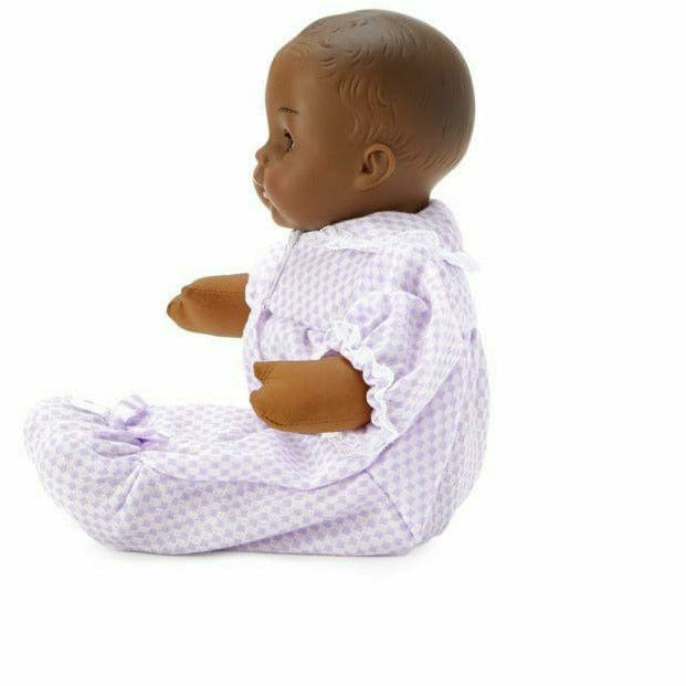Lavender Check Huggums Doll – Dark Skin Tone - FAO Schwarz