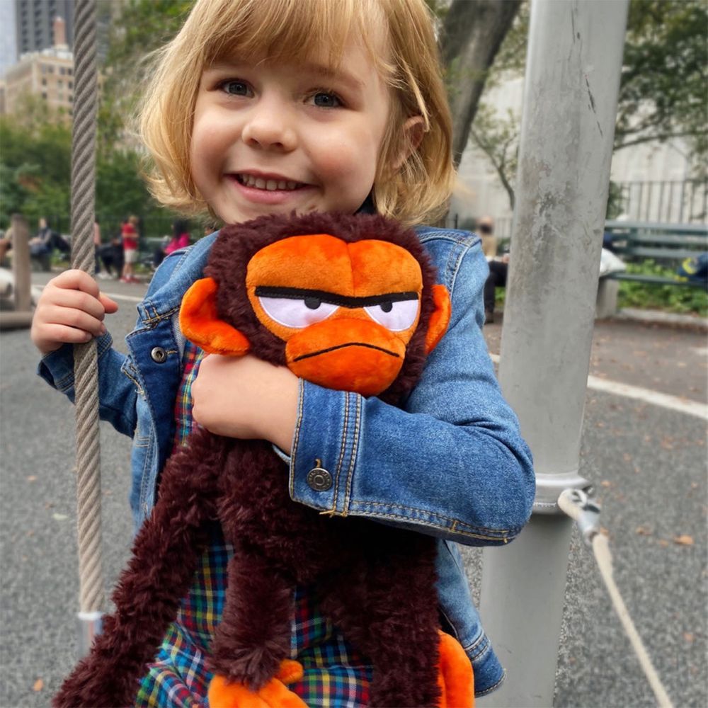 Grumpy Monkey 12″ Plush - FAO Schwarz
