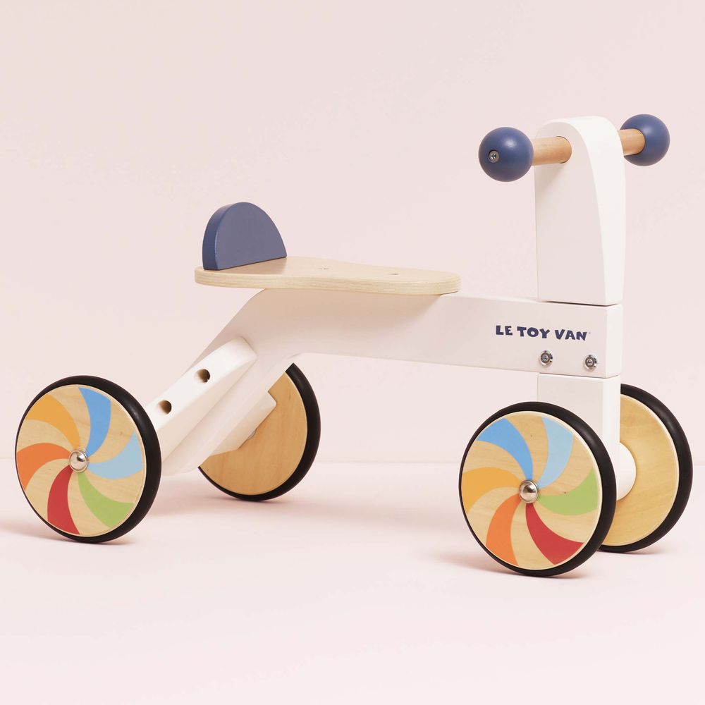 Wooden Rainbow Ride-On Trike - FAO Schwarz