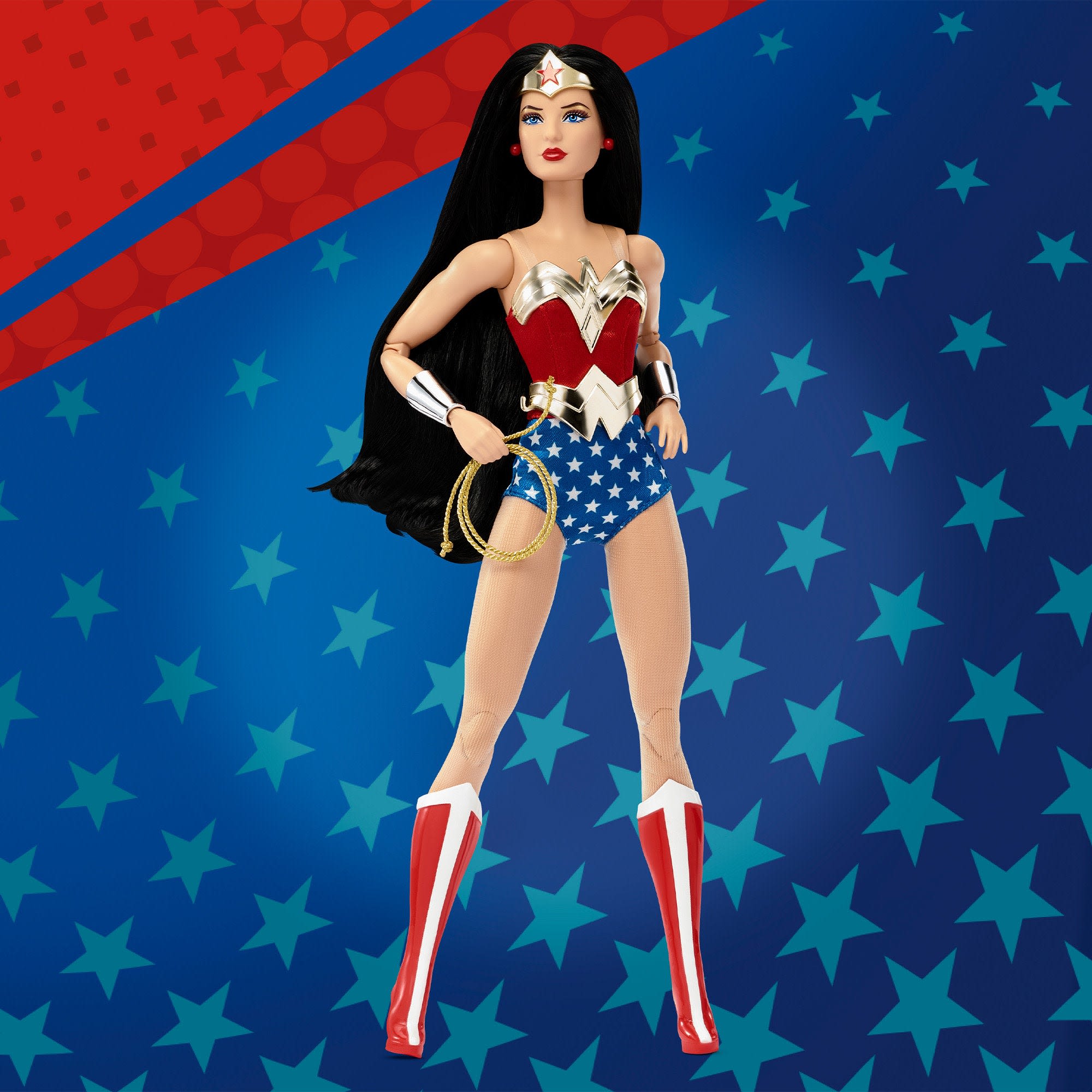 DC Wonder Woman Barbie Doll - FAO Schwarz