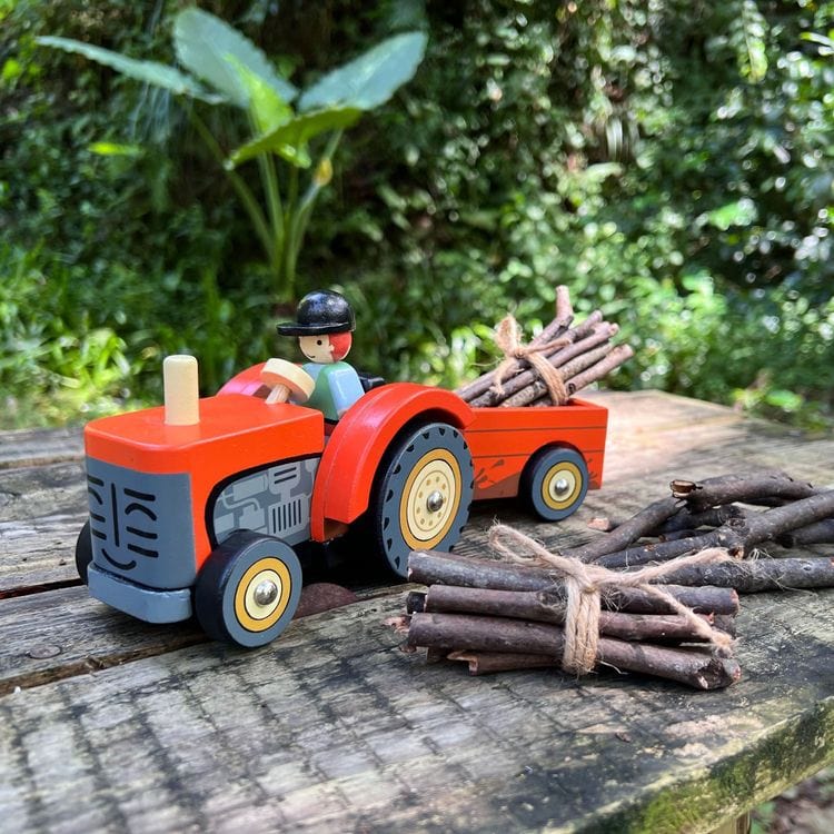 Farmyard Tractor Toy - FAO Schwarz