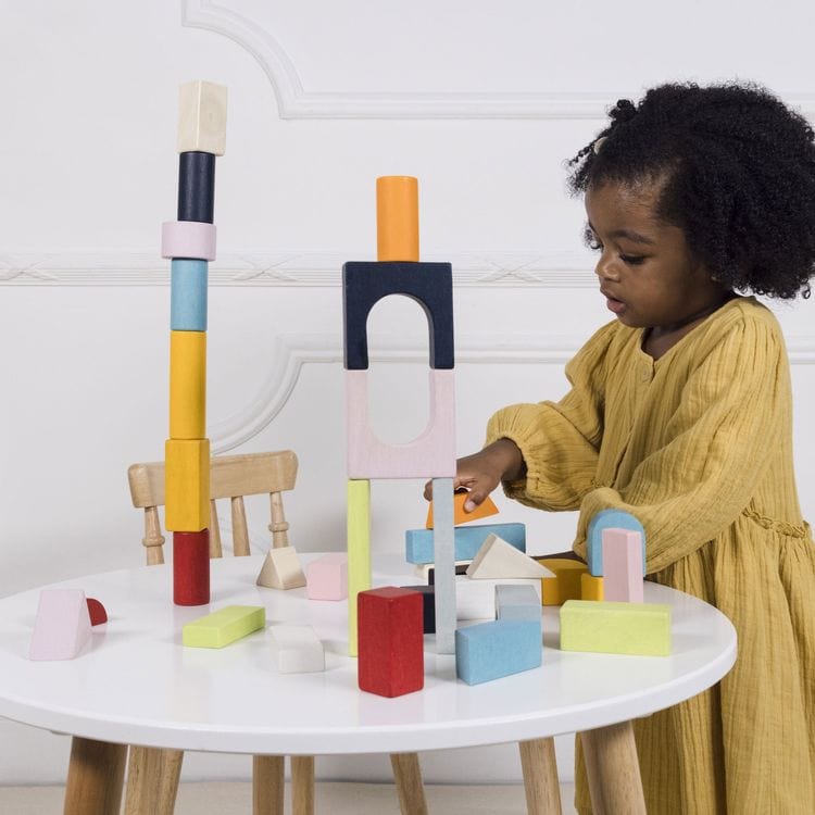 60 Piece Colourful Building Blocks - FAO Schwarz