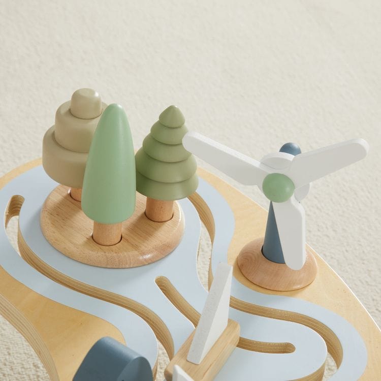 Hi-Lo Wood Activity Table - FAO Schwarz