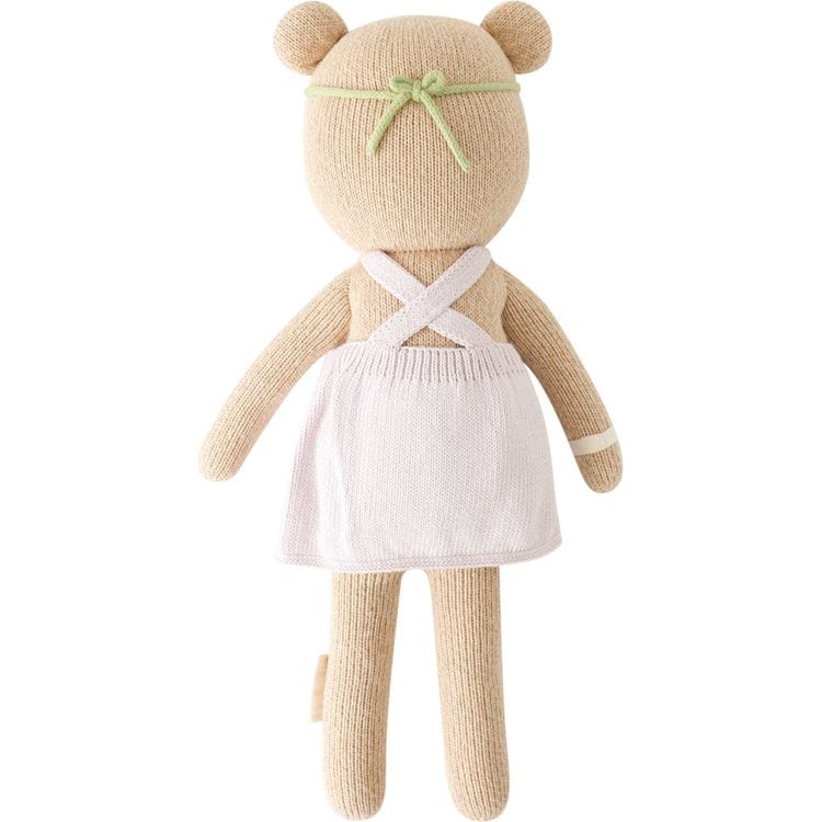 Regular 20″ Olivia the Honey Bear Hand-Knit Doll - FAO Schwarz